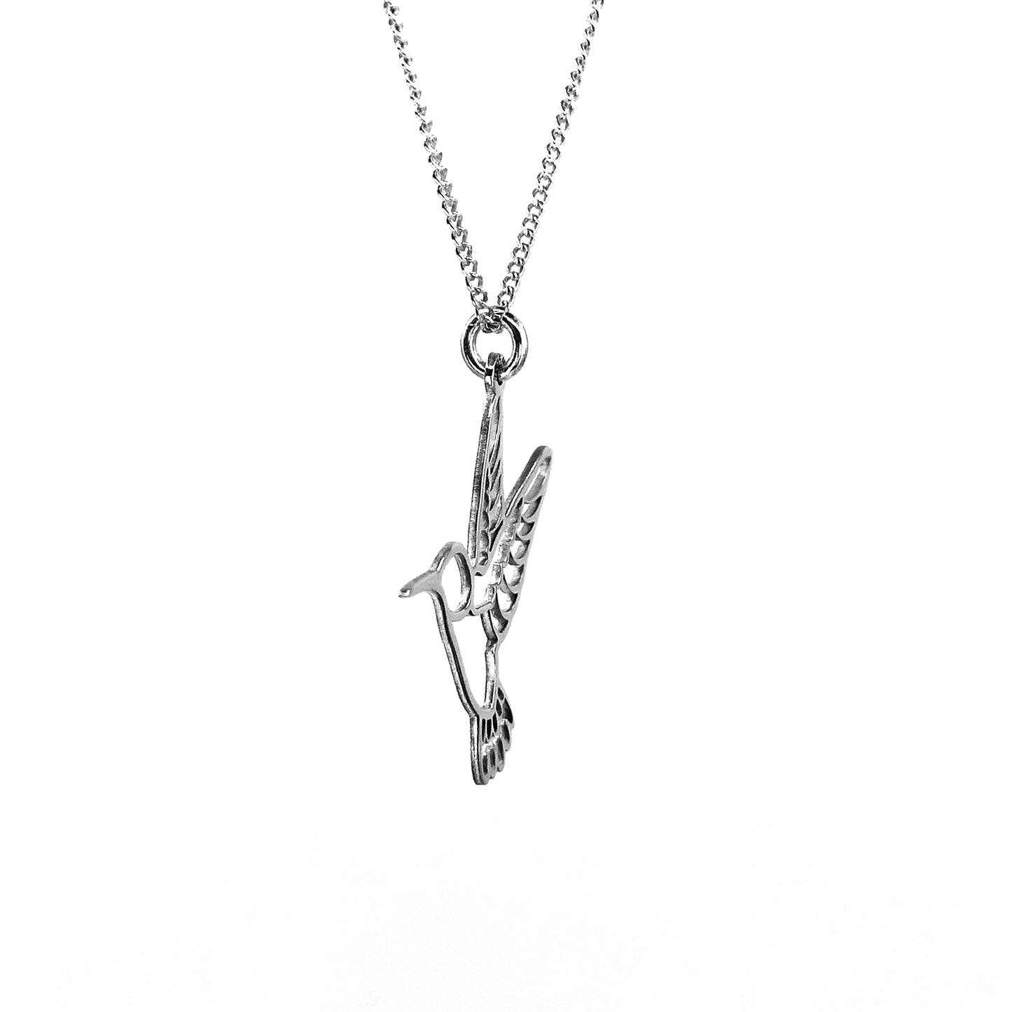 Dije de Colibrí y Cadena de Plata.