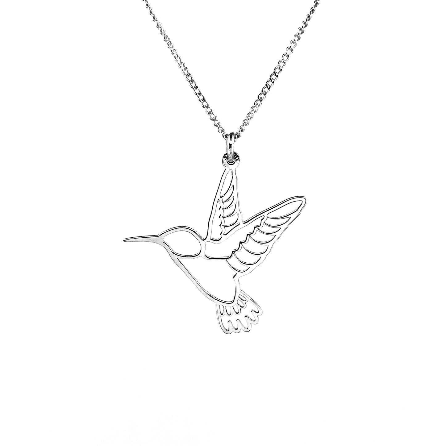 Dije de Colibrí y Cadena de Plata.