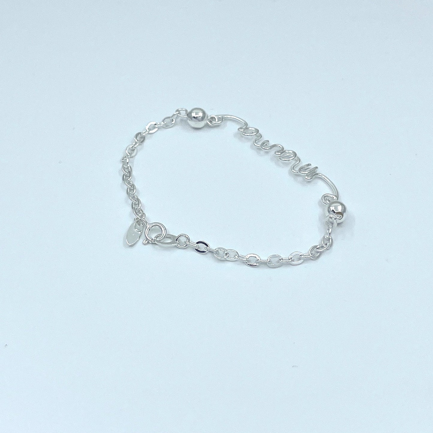 Pulsera de Plata con palabra MAMÁ.